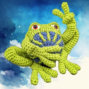 Peace Frog Crochet Pattern