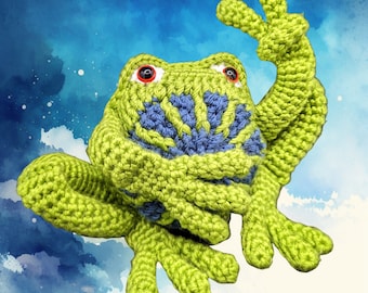 Peace Frog Crochet Pattern