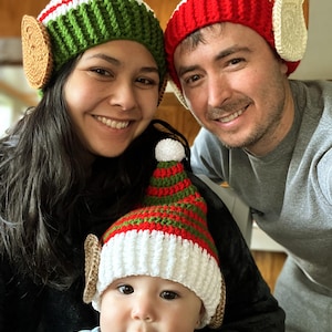 Spiraled Elf Hat Crochet Pattern