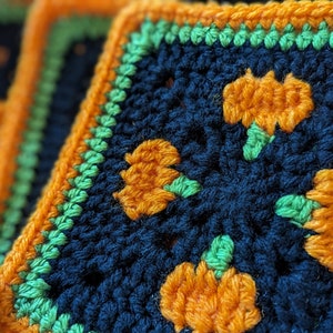 Halloween Candy Granny Square Patterns