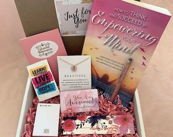 gift box,wellness book,gift for women,self care,empowerment,positivity,journal,mental health,Mothers day,birthday,inspirational,mindfullness