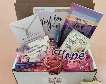 Christian gift box for women,Christian care package, devotional gift,self care,wellness gift,birthday gift, bible scripture,Mothers day gift