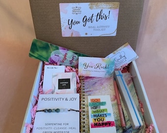 gift box, gift for women, goal setting, journal gift box,Mothers day,self care,gift for her, birthday gift for her, best friend, empowerment