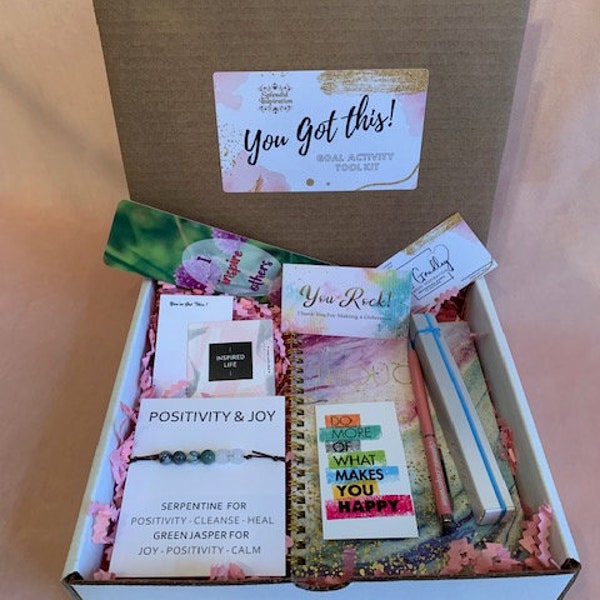 gift box, gift for women, goal setting, journal gift box,Mothers day,self care,gift for her, birthday gift for her, best friend, empowerment