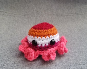 LGBT Lesbian Crochet Octopus
