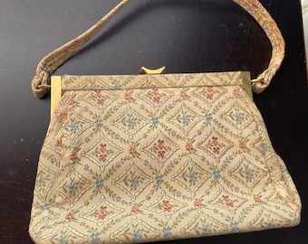 Roth Brand 1950's Tapestry Vintage Purse
