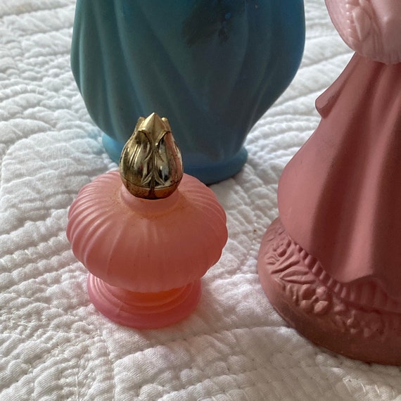Avon Girl Figurine Perfume Vintage Bottles & Flower Set of 4 - Etsy