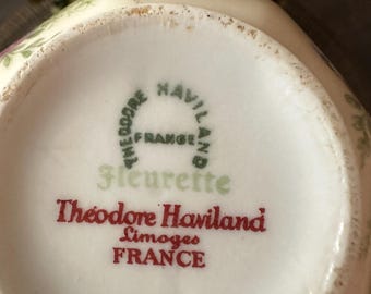 ヴィンテージ セオドア・ハビランド リモージュ フランス 7ピース