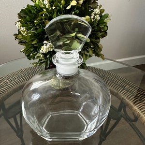 Vintage Luigi Bormioli 9&quot; Light & Music Crystal 9&quot; Decanter Made in Italy