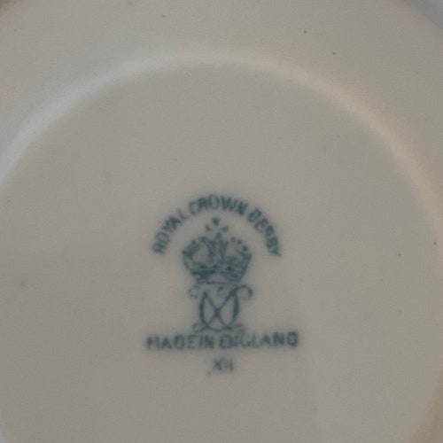 Royal Crown Derby-English Bone China-Blue Mikado-Cup & Saucer shops Set for 4