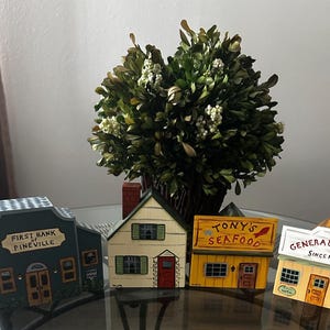 Original Folk Art Solid Wooden Handcrafted by Wood N Art Village 4 Piece Set Signed