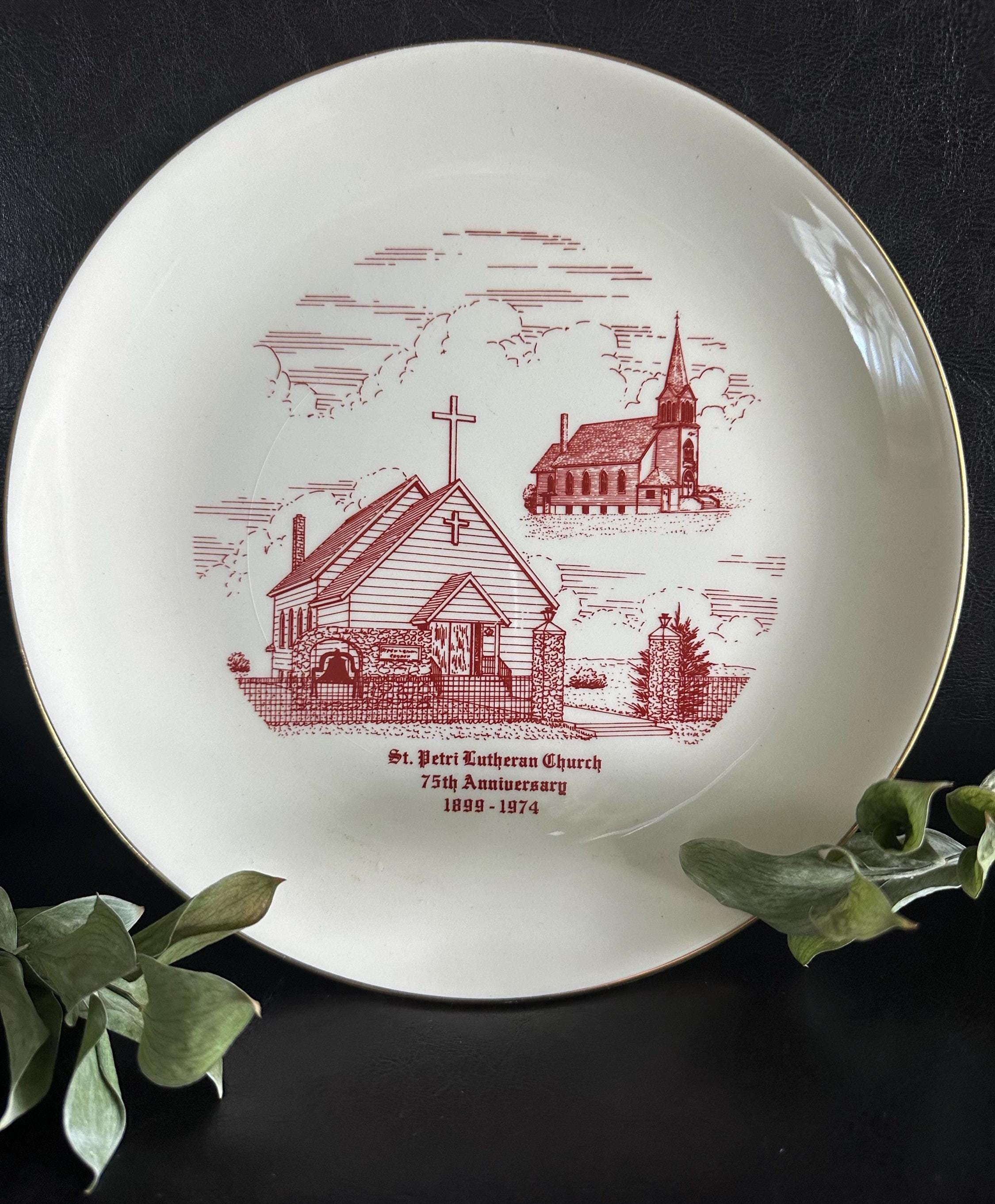 Lutheran Church Plate - Etsy