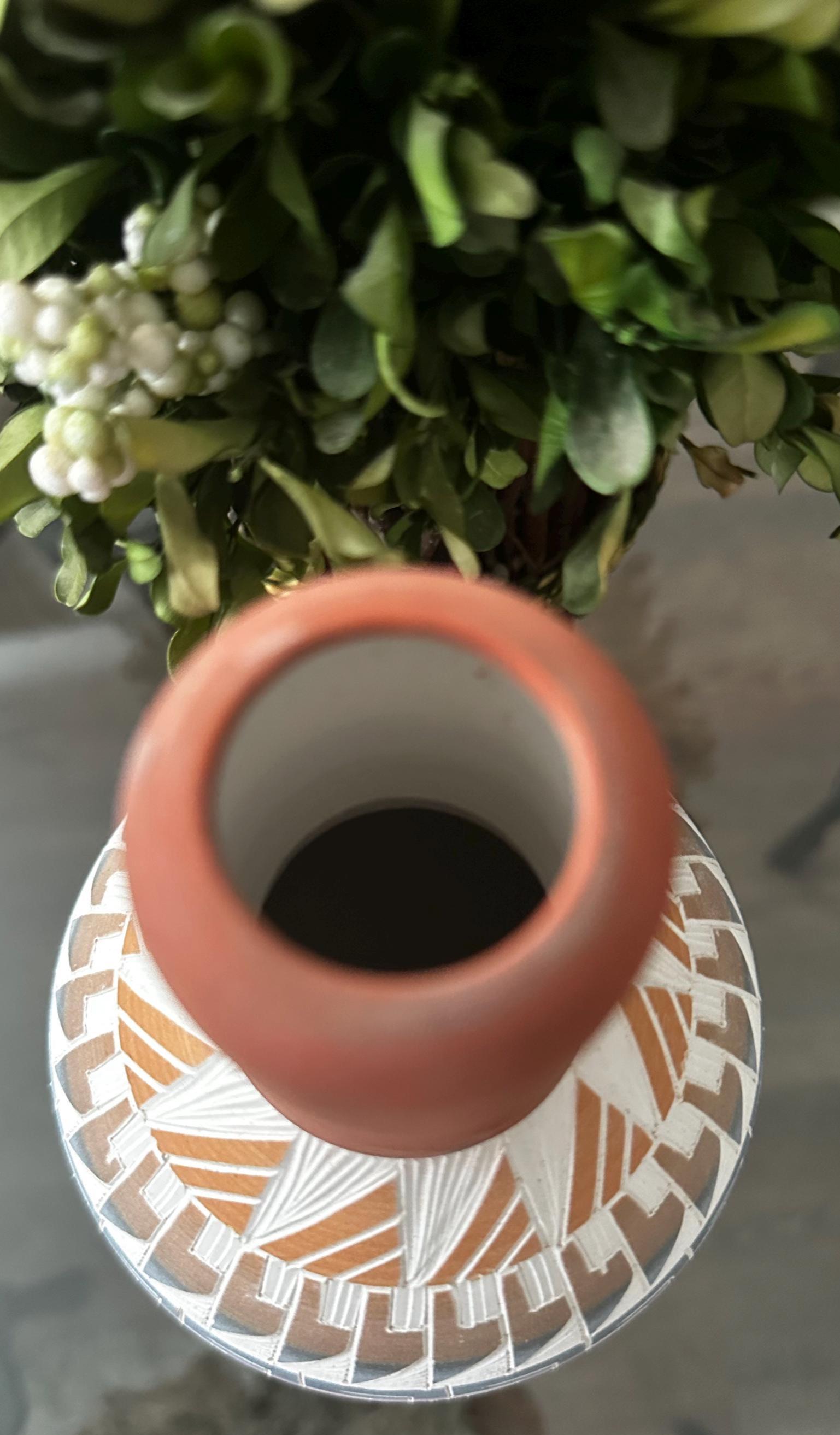 Hand Made Carved Inlay Azetc Motif 8
