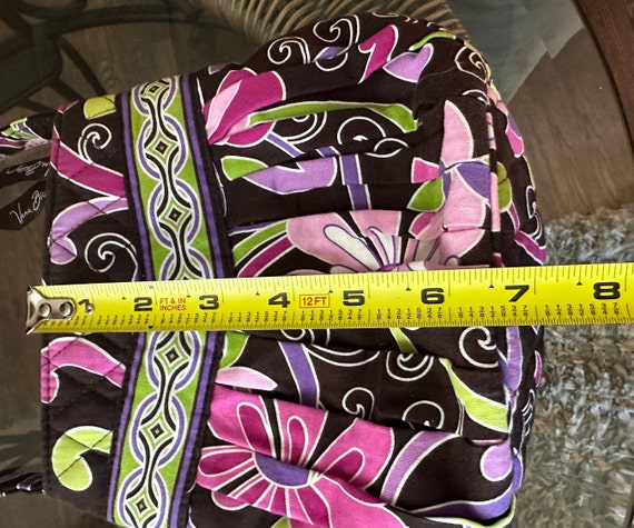Vera Bradley Java Hannah Purple Punch Dark Brown Pink Green Purse Shoulder Purse. Etsy