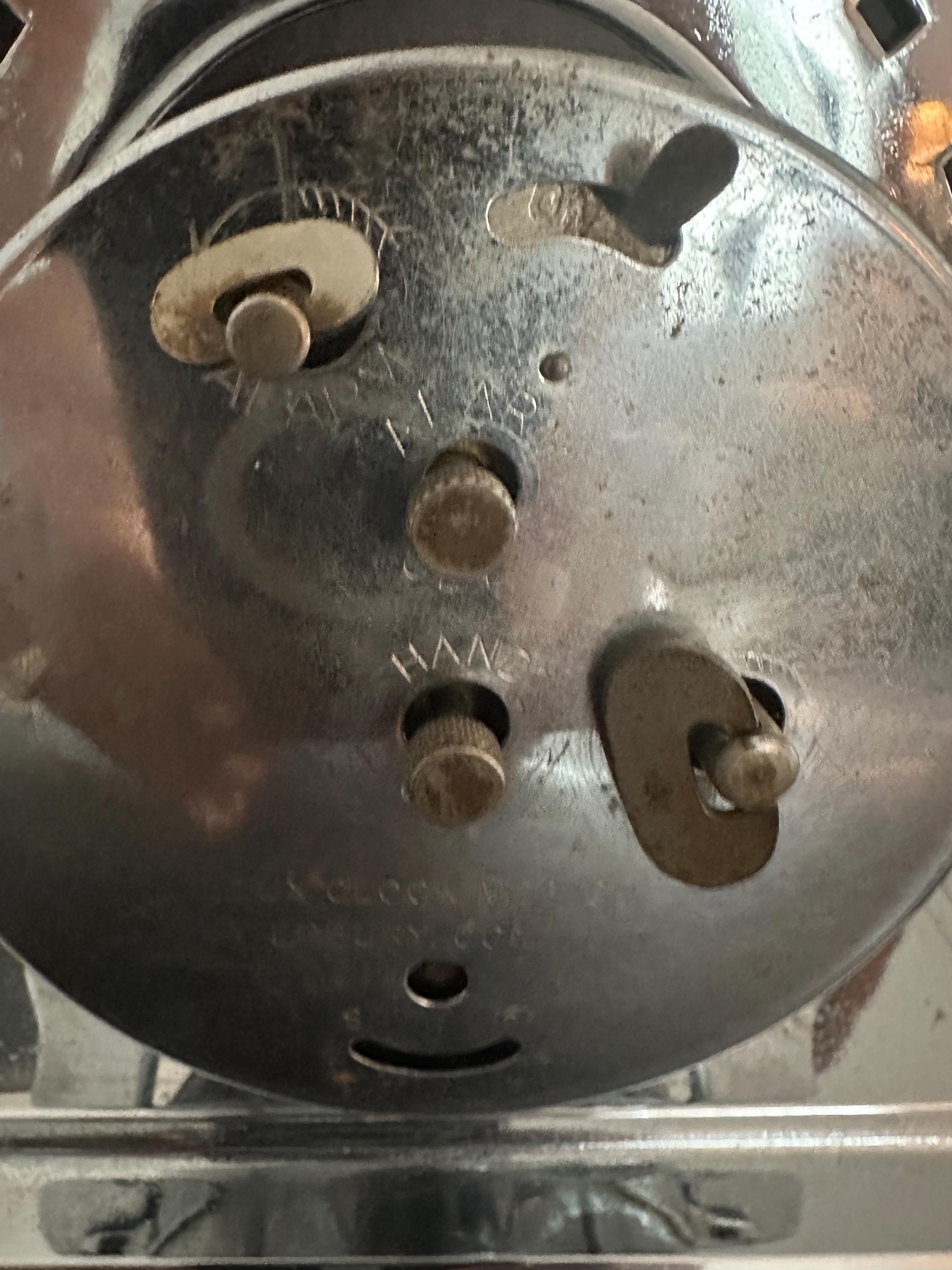 Lux ヴィンテージ 時計置物 1930年代 クローム ラックス グッドラック Art Deco 1930's Lux Clock 