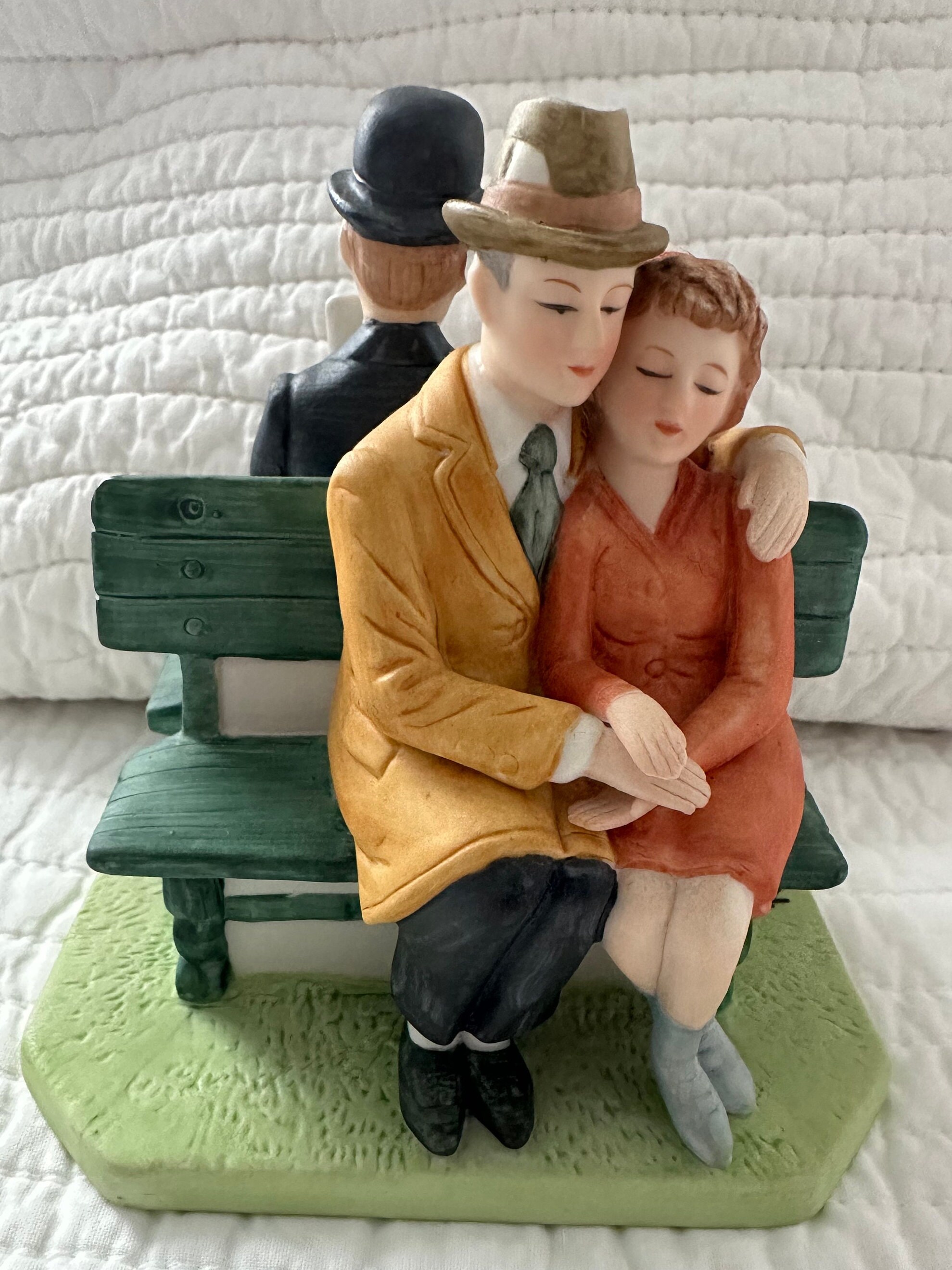 ヴィンテージ ノーマン・ロックウェル「パークベンチ」ダンベリー