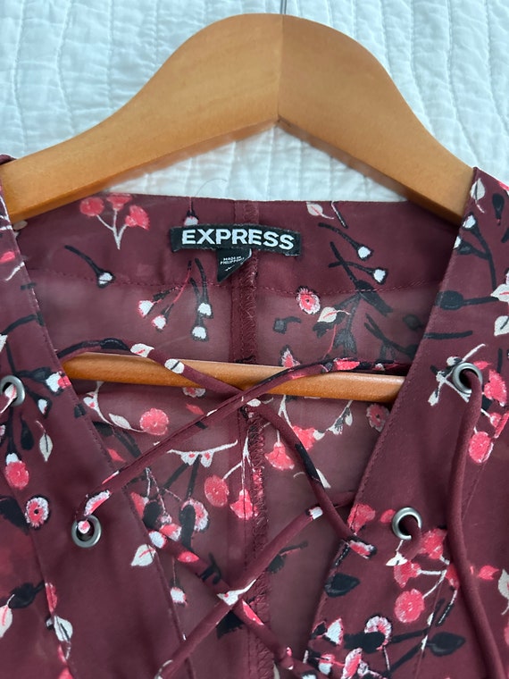 express floral blouse