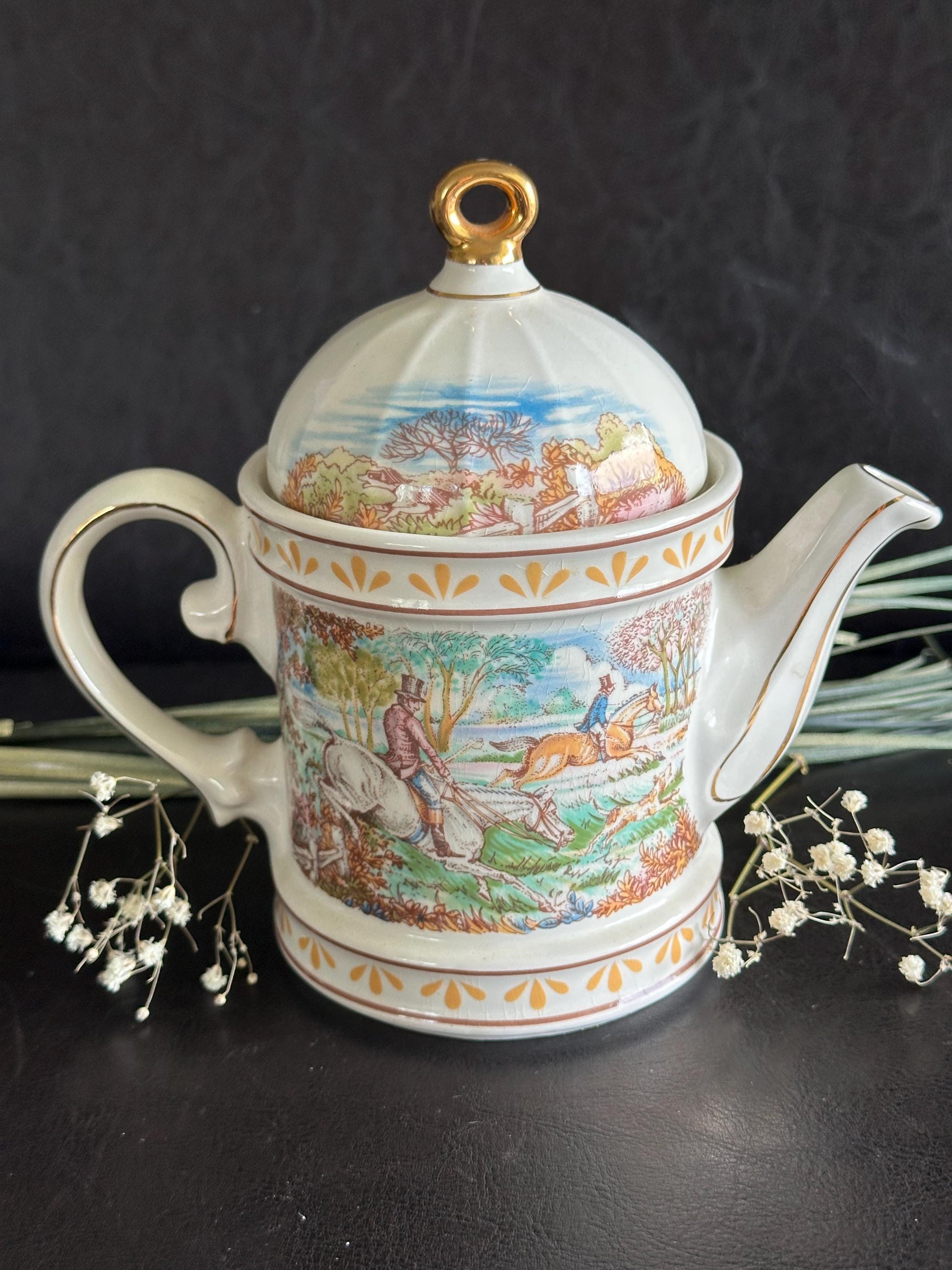 Staffordshire Hunting Scene - Etsy