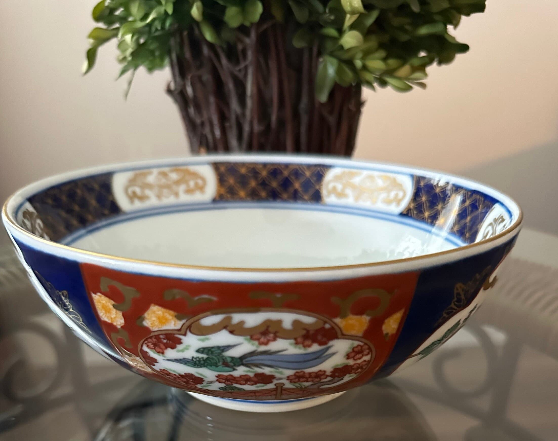 美品❗ゴールドイマリ　GOLD IMARI　伊万里　ヴィンテージ　手描き　置物 Gold imari - Etsy 日本