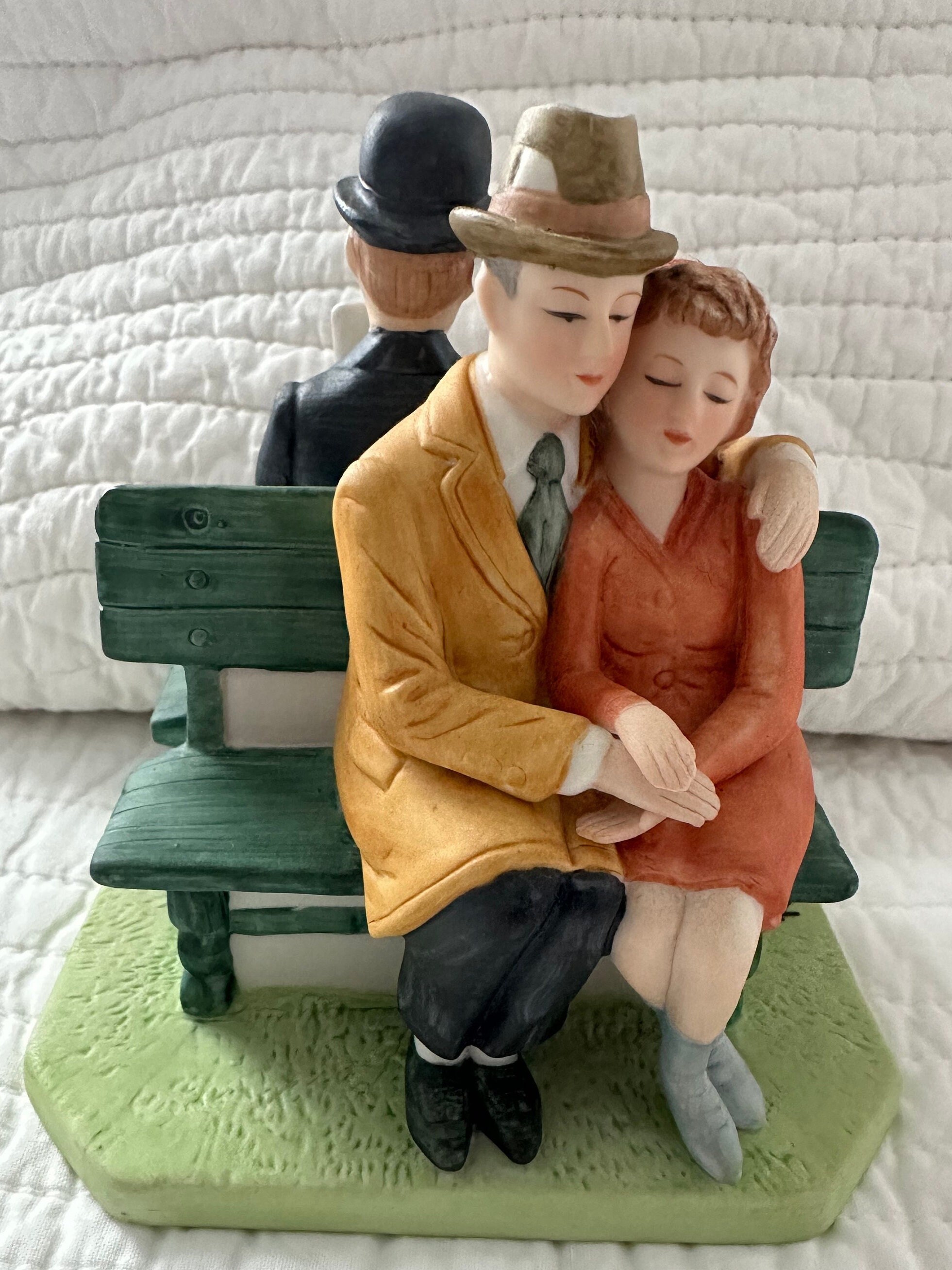 ヴィンテージ ノーマン・ロックウェル「パークベンチ」ダンベリー