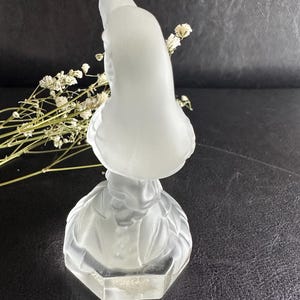 Vintage Goebel Toucan Figurine | 24% Lead Crystal Crystale Collection | 1980s Glass Bird Sculpture image 4
