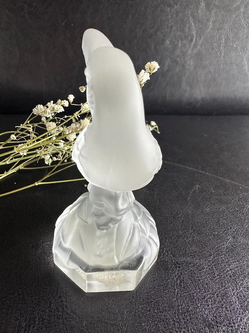 Vintage Goebel Toucan Figurine | 24% Lead Crystal Crystale Collection | 1980s Glass Bird Sculpture image 4