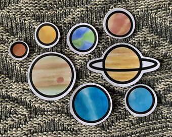 Planets Sticker Set