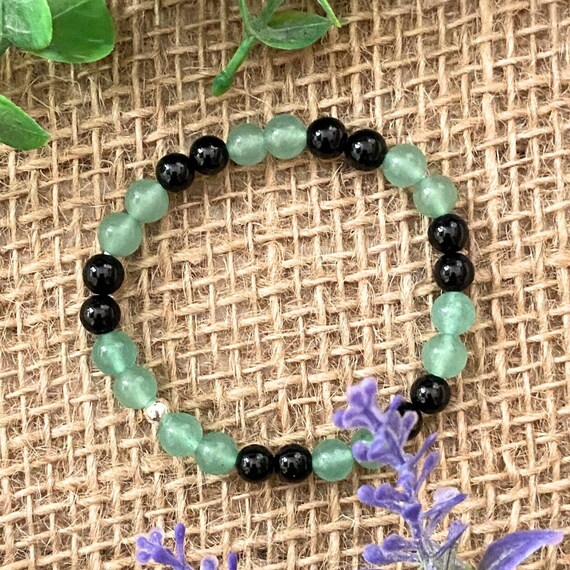 Green aventurine and black tourmaline deals