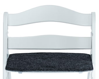 Hochstuhl Sitzkissen Filz kompatibel mit Hauck Hochstühlen - waschbares Hochstuhl Kissen aus rPET Filz (passgenau für Alpha+, Beta+, Arketa)
