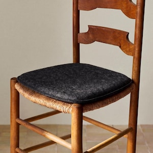 Sitzkissen Filz Eckig aus Wollfilz - Filz Stuhlkissen für Eames Chairs, Eames Lounge chair cushion, Eames replica dining chair seat cushion