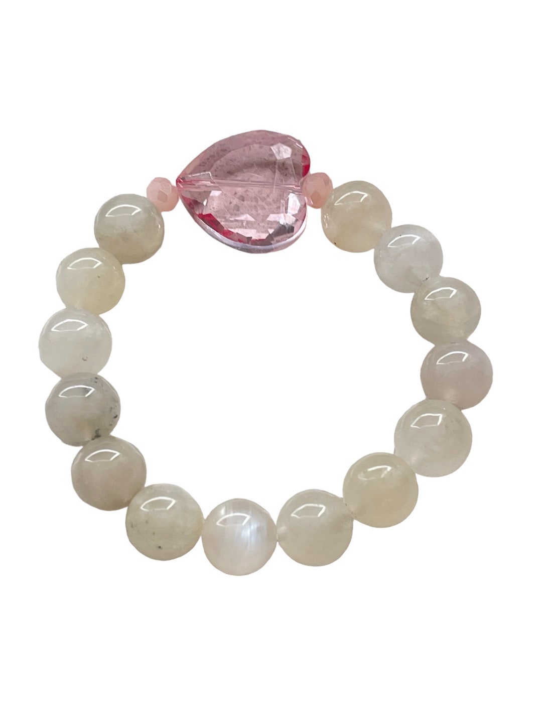 Moonstone Bracelet For Teen Girls – “I Love You To The Moon And Back” Gift For Daughter From Mom Or Dad