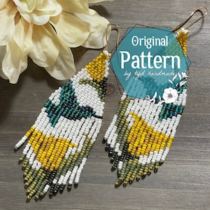 Ava fringe earrings pattern