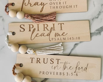 Engraved Christian Bookmark