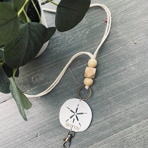 Sand Dollar Beach Lanyard