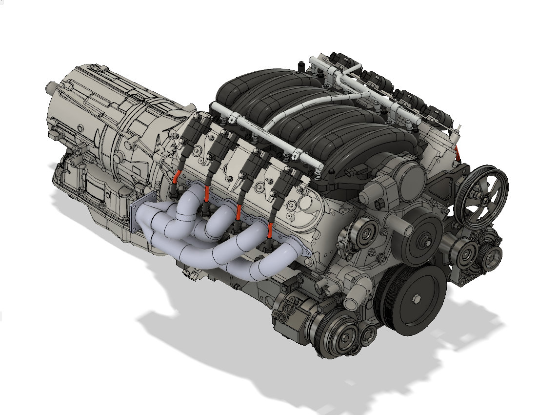 Free STL file v8 engine 🌆・3D print design to download・Cults