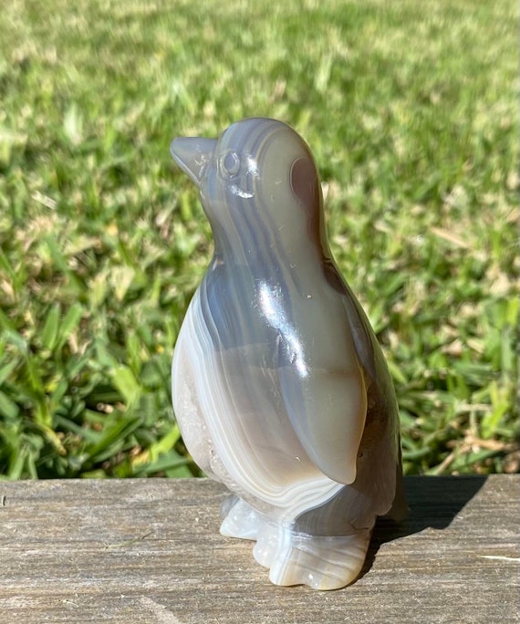 Druzy Agate Penguin Druzy Agate Penguin