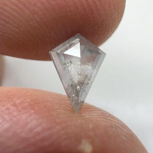 1.11 CT Weight 9.3*6.7*2.8 mm size natural Kite Shape Natural Diamond | Salt and pepper Kite Shape Diamond | Best For Engagement  Ring |
