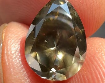 5.01 CT weight 13.0*9.4*6.1 mm Size Zimbabwe Pear Shape Natural Diamond  | Best For Rings | Zimbabwe Diamond | Best For Engagement Ring |