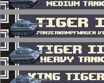 Bookmarks - Gloss Paper Finish, 19cm Long 5.5", brand PIXEL PANZERS.