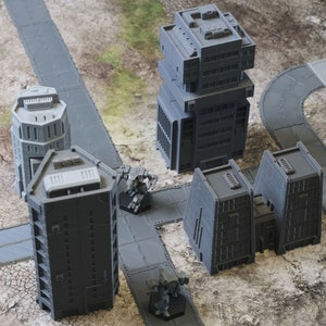 Sky Scraper Set 1:265 Scale 6mm (4 Buildings)