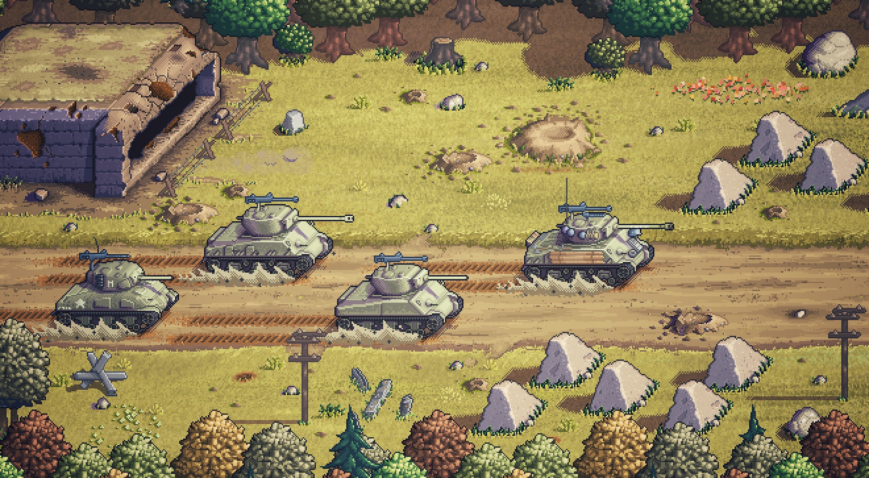 Pixel Panzers: Printed Artwork (multiple Designs) - Etsy