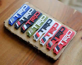 Keychains - Plastic, 8cm, for Toyota TRD Car/SUV/Trucks enthusiast.