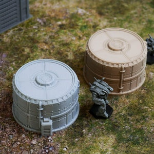 Industrial Large Scale Oil Tanks for a Refinery 1:265 Scale | 6mm