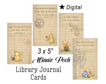 PRINTABLE BOOKMARKS Winnie the Pooh Quotes Baby Shower - Etsy