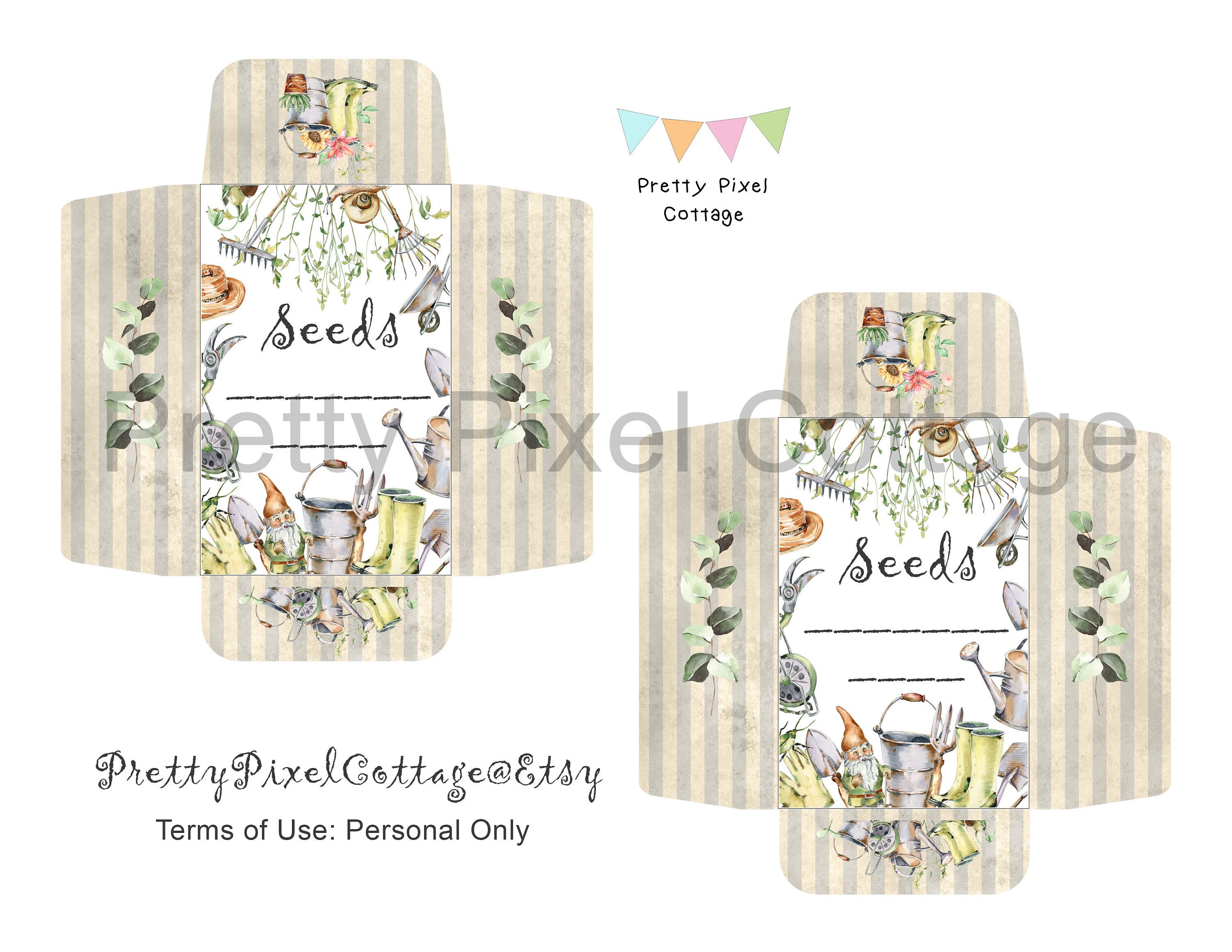 Seed Packs Seed Gift Packs Share Garden Seeds With Friends Etsy