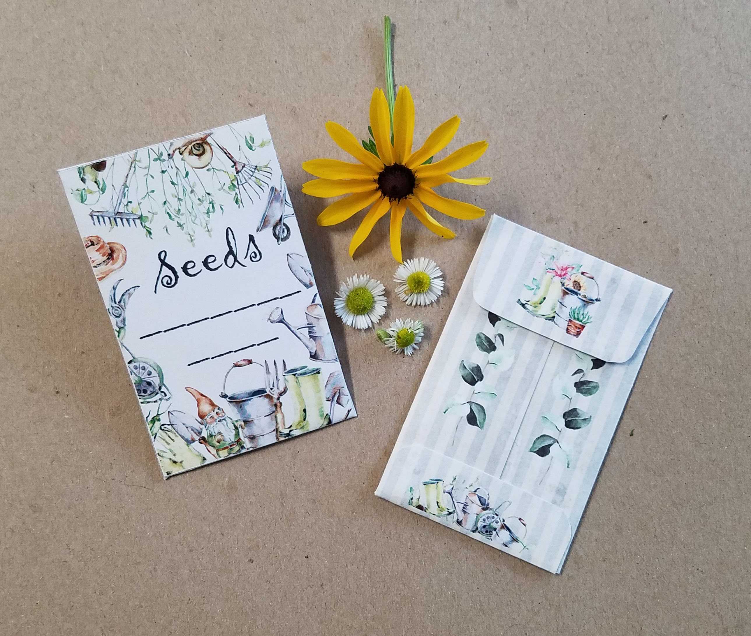 Seed Packs Seed Gift Packs Share Garden Seeds With Friends Etsy