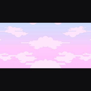 Twitch Profile Banner| Jaded Clouds, twitch banner, anime twitch banner, twitch art, kawaii twitch, lofi twitch, desktop wallpaper,