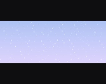 Twitch Profile Banner - Kawaii Starry Sky
