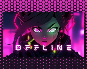 Papel de parede : Cyberpunk, Fundo vermelho, obra de arte, arte digital,  Personagens originais, Anime, Meninas anime 3200x1800 - LastPolarNight -  1717979 - Papel de parede para pc - WallHere