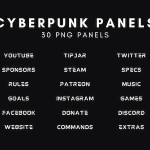 Twitch Panels | Neon Twitch Panels Goth Twitch Panels Twitch Panels Neon Twitch Horror Panels Lofi Twitch Panels Simple Twitch Panels Stream